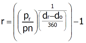 Rendimento annuo